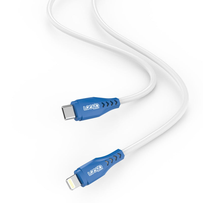LOOP'D MFI Lightning To Type-C Cable 30W - 1.2 Meter