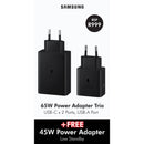 Samsung 65W Wall Charger + FREE 45W Wall Charger (SAM-BUN-CHRG2)
