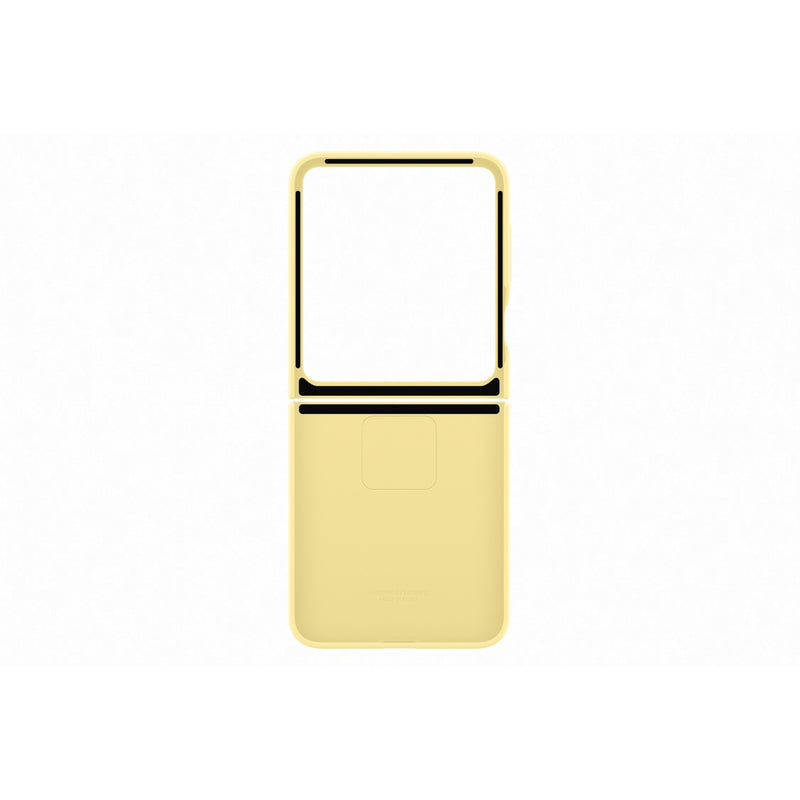 Samsung Silicone Cover With Ring - Samsung Galaxy Z Flip6 - Yellow (SAM-EF-PF741TY)