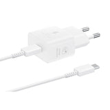Samsung 1 Type C Port GaN Travel Adapter With Cable - 25W - White