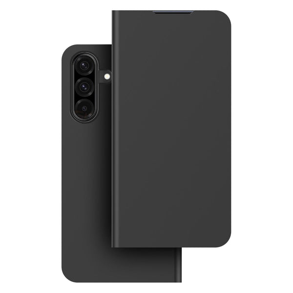 Samsung Mobeen Flip Case With Card Slot  - Samsung Galaxy A17 - Black (SAM-GP-FWA176A)