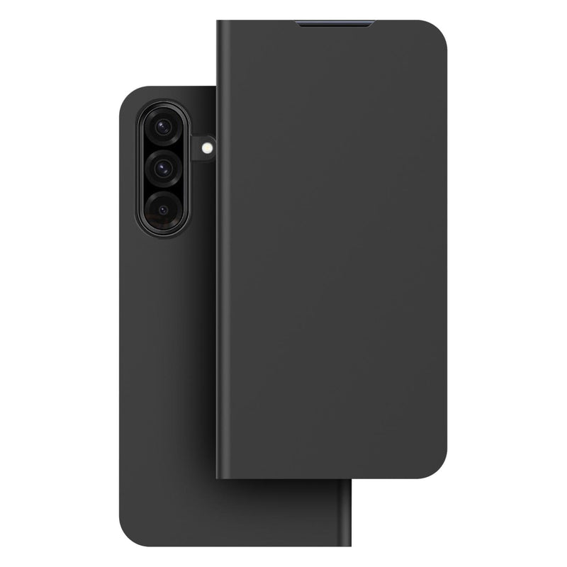 Samsung Mobeen Flip Case With Card Slot  - Samsung Galaxy A17 - Black (SAM-GP-FWA176A)