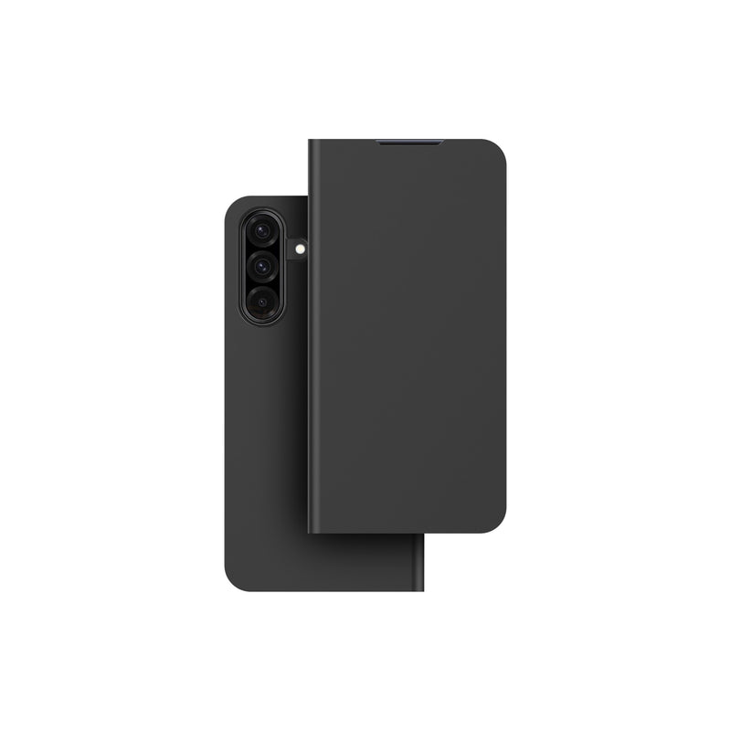 Samsung Mobeen Flip Case With Card Slot  - Samsung Galaxy A36 - Black (SAM-GP-FWA366AE)