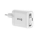 Snug 1 Port PD Charger With Retractable Cable - 25W - White (SNPW-1P25WRET-W)