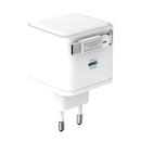 Snug 1 Port PD Charger With Retractable Cable - 35W - White (SNPW-1P35WRET-W)