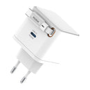 Snug 1 Port PD Charger With Retractable Cable - 35W - White (SNPW-1P35WRET-W)