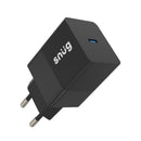 Snug 1 Port PD Home Charger With Cable - 45W - Black (SNPW-1PD45PRTCB)