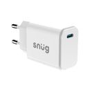 Snug 1 Port Mini PD Home Charger - 25W - White (SNPW-1PORT25-WH)