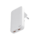 Snug 2 Port PD GaN Slim Wall Charger 45W - White (SNPW-2SLIM45-WH)