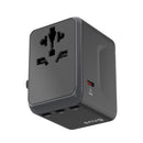 SNUG 5 Port Universal Travel Adapter - 25W - Black (SNPW-UNI25W-B)