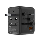 SNUG 5 Port Universal Travel Adapter - 25W - Black (SNPW-UNI25W-B)
