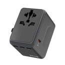 SNUG 5 Port Universal Travel Adapter - 45W - Black (SNPW-UNI45W-B)