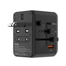 SNUG 5 Port Universal Travel Adapter - 45W - Black (SNPW-UNI45W-B)