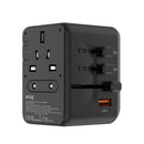 SNUG 5 Port Universal Travel Adapter - 65W - Black (SNPW-UNI65W-B)