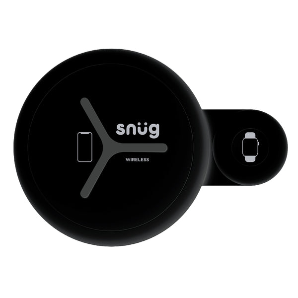 Snug Dual Wireless Charger 15W - Black (SNWI-DUALPAD)