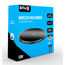 Snug Wireless Pad Charger 15W - Black (SNWI-PAD15W-BK)
