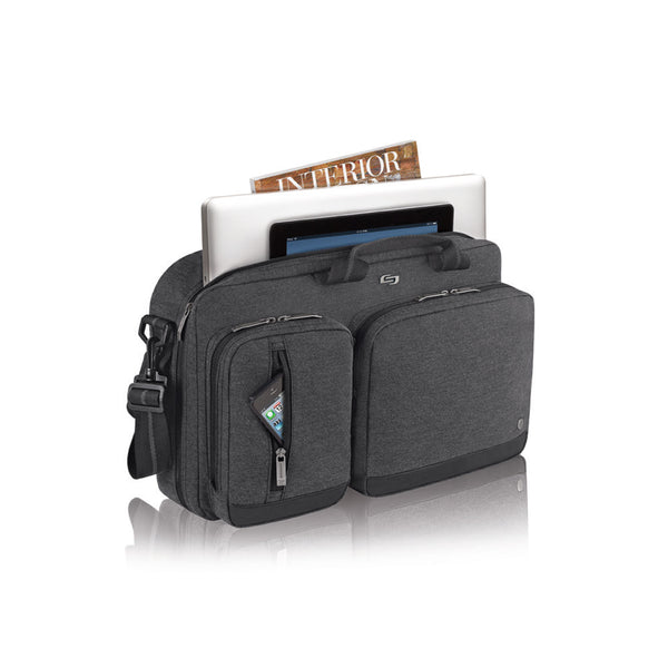 Solo Duane Urban Hybrid Briefcase - Up To 15.6 Inch - Grey (SOLO-UBN310-10)