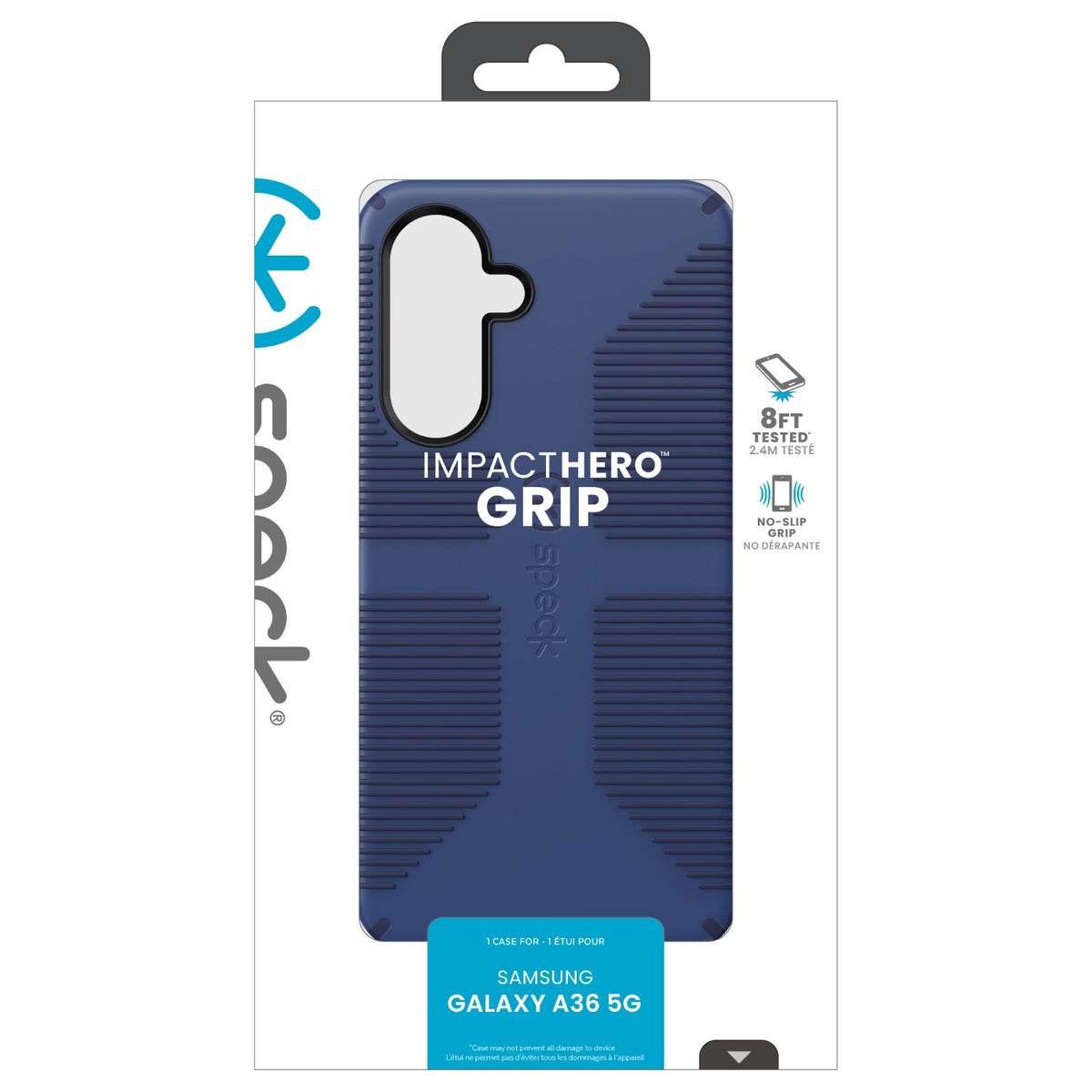 Speck IMPACTHERO Grip Case - Samsung Galaxy A36/A56 - Blue (SPK150865-