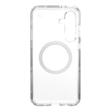 Speck Presidio Perfect Clear Magnet Case - Samsung Galaxy S25+ - Clear & Chrome (SPK150885-3199)