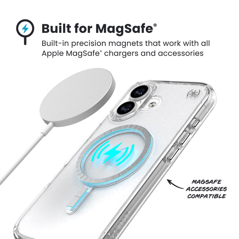 Speck Presidio Perfect Clear MagSafe Case - Apple iPhone 17 - Clear (SPK150954-3240)
