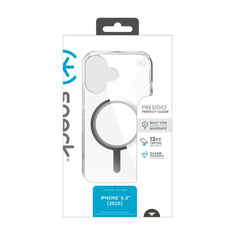 Speck Presidio Perfect Clear MagSafe Case - Apple iPhone 17 - Clear (SPK150954-3240)