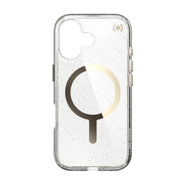 Speck Presidio Lux MagSafe Case - Apple iPhone 17 - Gold Glitter (SPK150960-9221)