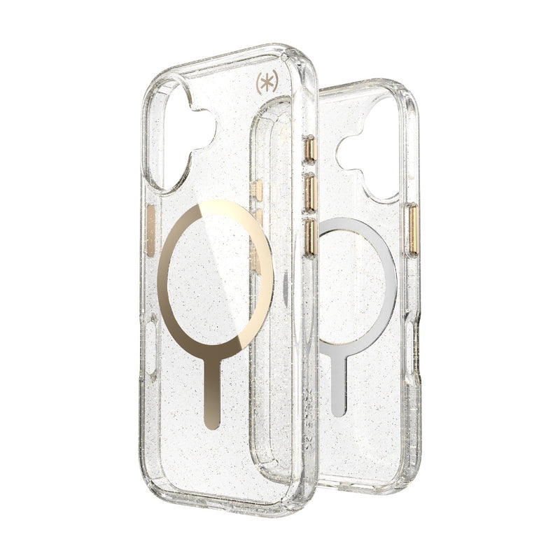 Speck Presidio Lux MagSafe Case - Apple iPhone 17 - Gold Glitter (SPK150960-9221)