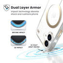 Speck Presidio Lux MagSafe Case - Apple iPhone 17 - Gold Glitter (SPK150960-9221)