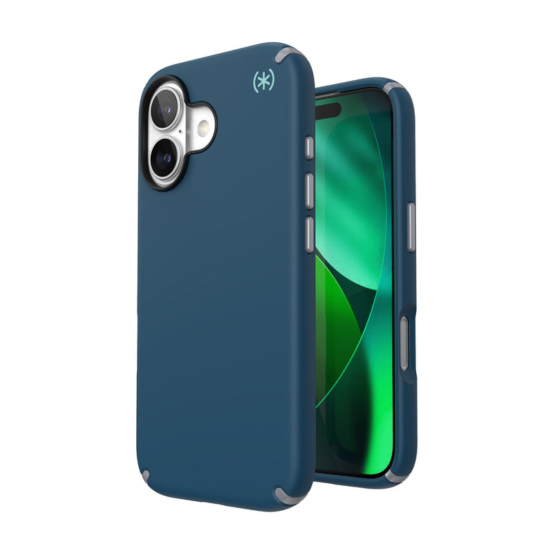 Speck Presidio2 Pro MagSafe Case - Apple iPhone 17 - Blue & Silver (SPK151008-3261)
