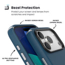 Speck Presidio2 Pro MagSafe Case - Apple iPhone 17 Pro - Blue & Silver (SPK151020-3261)