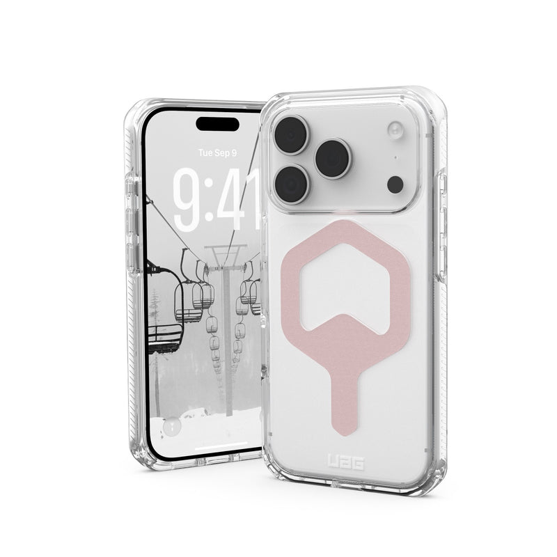 UAG Plyo Magsafe Case - Apple iPhone 17 Pro - Ice & Rose Gold (UAG-I17P-MPLYG)