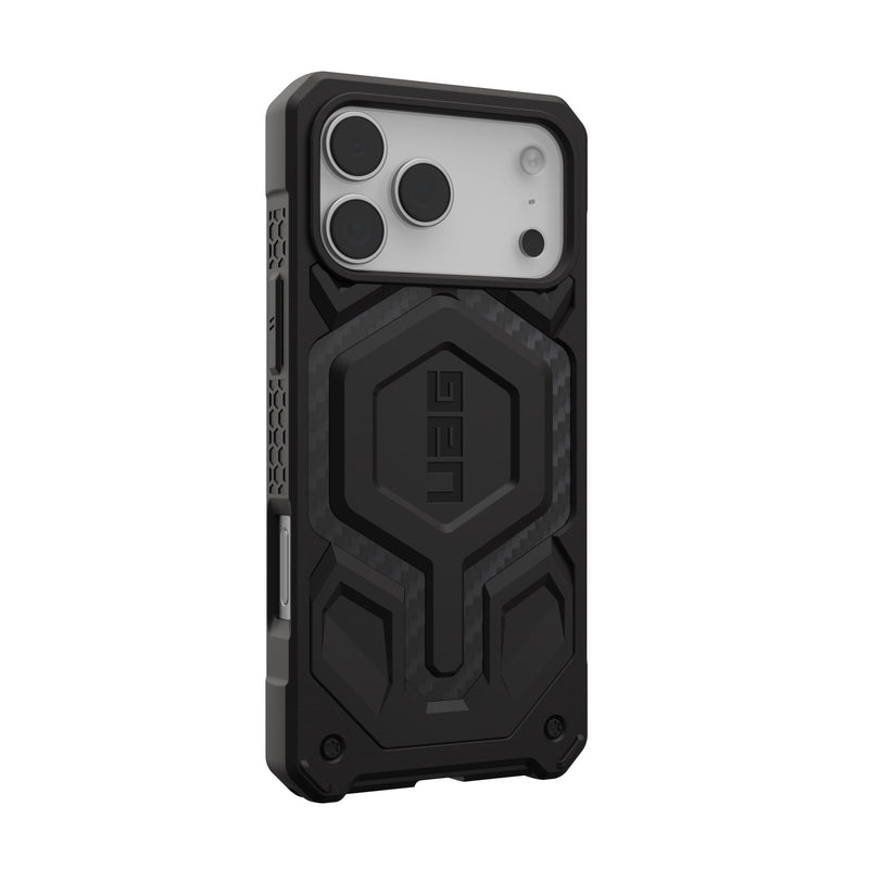 UAG Monarch Pro Case - Apple iPhone 17 Pro Max - Carbon Fibre (UAG-I17PM-MONCF)