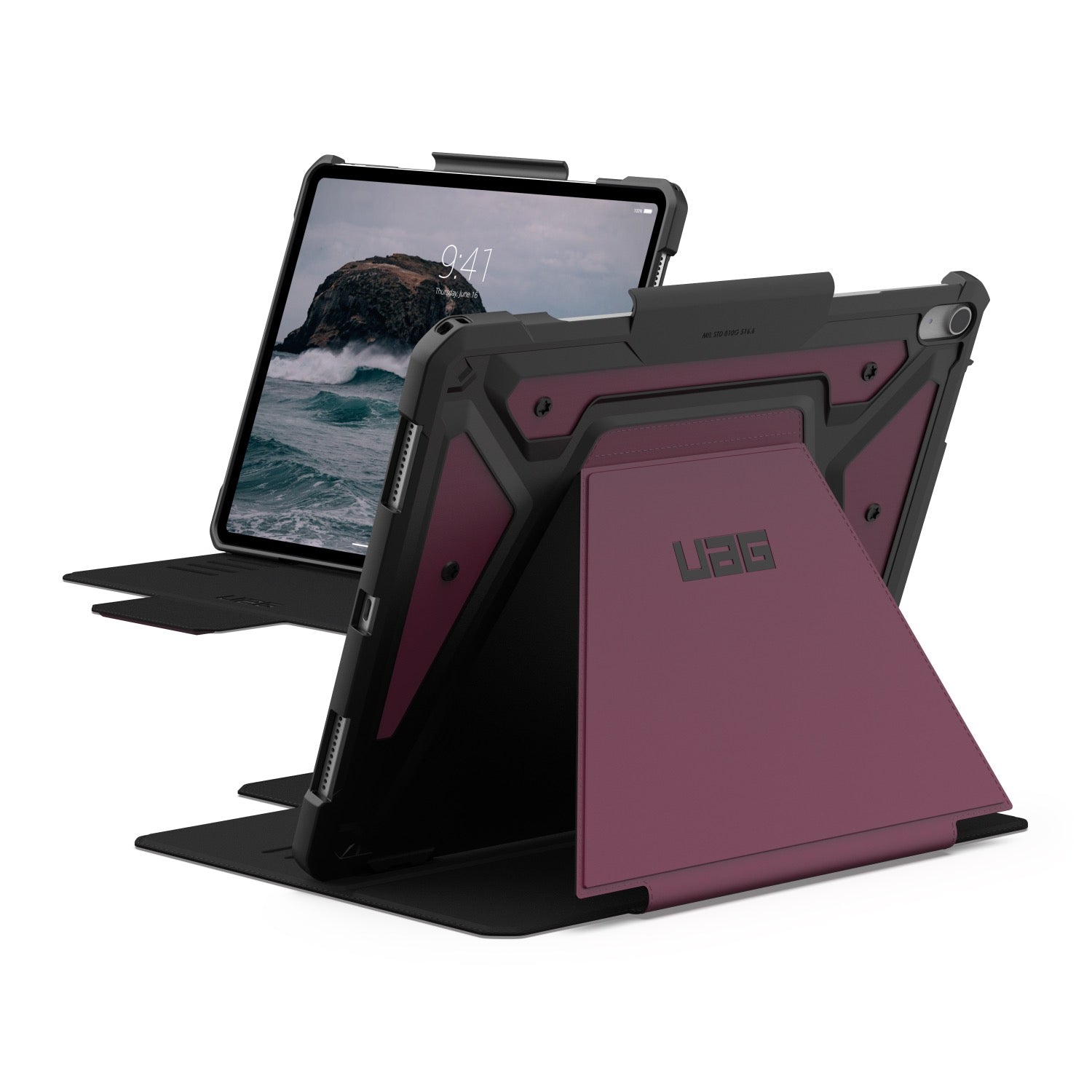 UAG Metropolis SE Tablet Case - Apple iPad Air 13 (2024) - Bordeaux (U