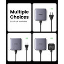 UGREEN 4 Port GaN Wall Charger With Cable - Grey (UG-CD328-90928)