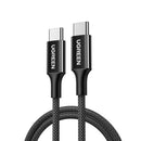UGREEN Type-C To Type-C Braided Cable 100W 1 Metre - Black (UG-L501-35254)