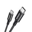 UGREEN Type-C To Type-C Braided Cable 100W 1 Metre - Black (UG-L501-35254)