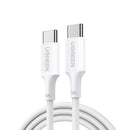UGREEN Type-C To Type-C Braided Cable 100W 2 Metre - White (UG-L502-35221)