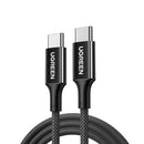 UGREEN Type-C To Type-C Braided Cable 100W 2 Metre - Black (UG-L502-65250)