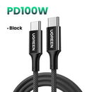 UGREEN Type-C To Type-C Braided Cable 100W 2 Metre - Black (UG-L502-65250)