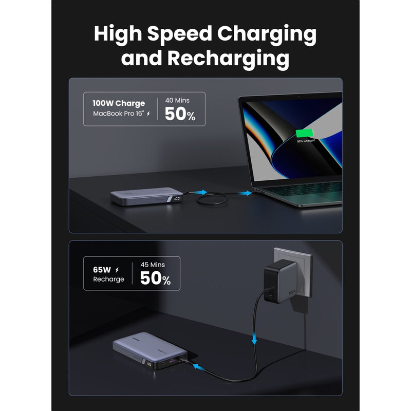 UGREEN PD Power Bank 20000mAh - Grey (UG-PB720-25188)