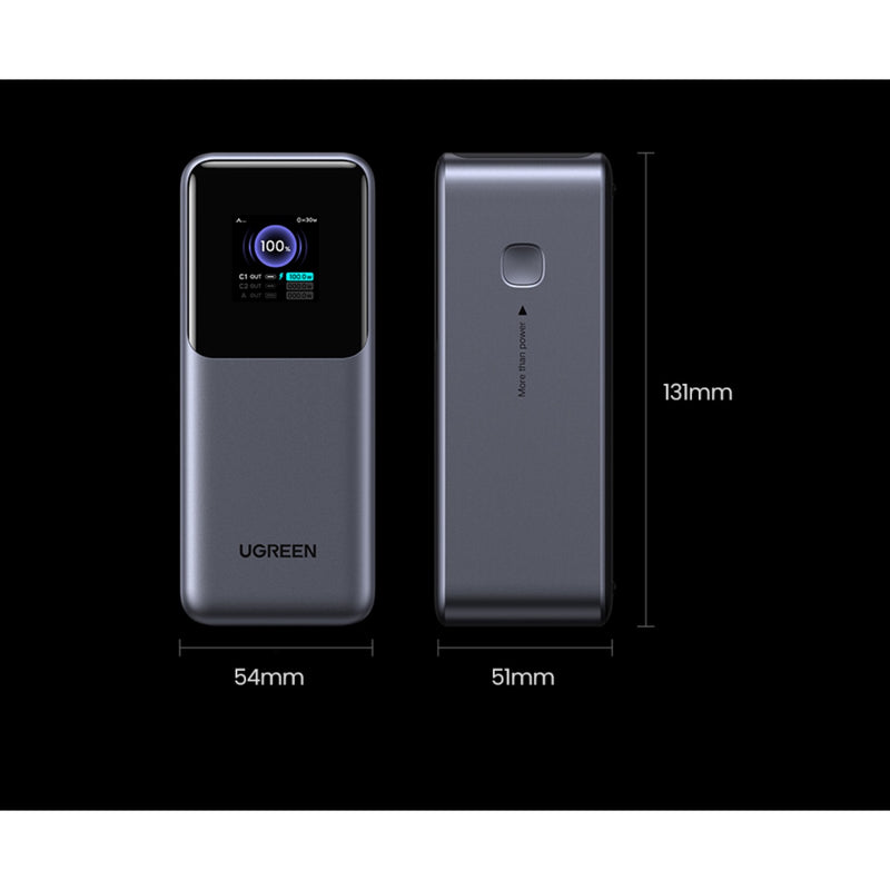 UGREEN 20000mAh Nexode Power Bank 130W - Grey (UG-PB721-35524B)