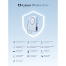 UGREEN Magnetic Wireless Power Bank With Built-in Cable 10000mAh - Blue (UG-PB773-65958B)