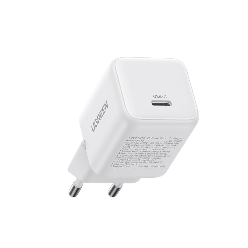UGREEN 1 Port PD Wall Charger 30W - White (UG-X513-65009)