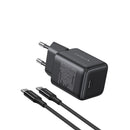 UGREEN 1 Port PD Wall Charger With Cable - 30W - Black (UG-X513-65012)