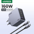 UGREEN Nexode Pro 4 Port PD/USB Wall Charger 160W - Grey (UG-X763-25877)