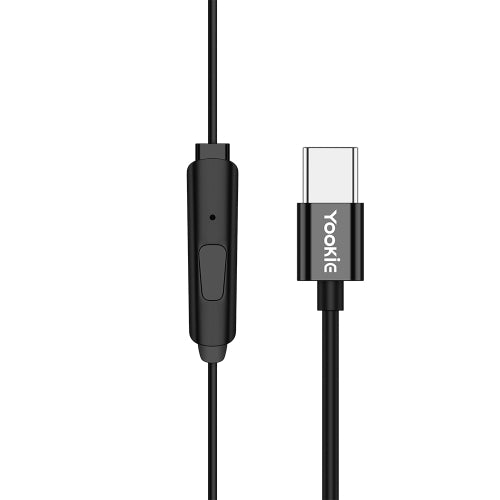 Yookie YTL-09 Wired Earphones Type-C - Black (YOOKIE-YTL09-B)