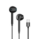 Yookie YTL-09 Wired Earphones Type-C - Black (YOOKIE-YTL09-B)