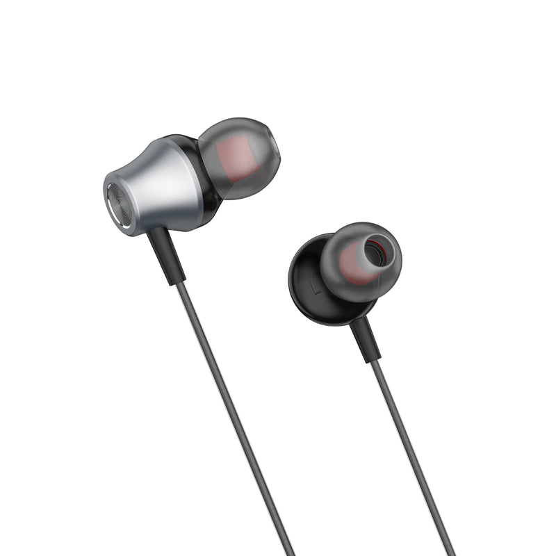 Yookie YTL-11 Wired Earphones Type-C - Black/Silver (YOOKIE-YTL11-B)
