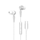 Yookie YTL-15 Wired Earphones Type-C - Black/Metal (YOOKIE-YTL15-W)