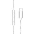 Yookie YTL-15 Wired Earphones Type-C - Black/Metal (YOOKIE-YTL15-W)